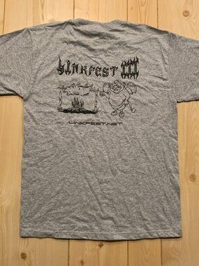 Vintage Y2K Linkfest III Grunge Punk Metal Alt Goth Emo Rock Festival T-Shirt M